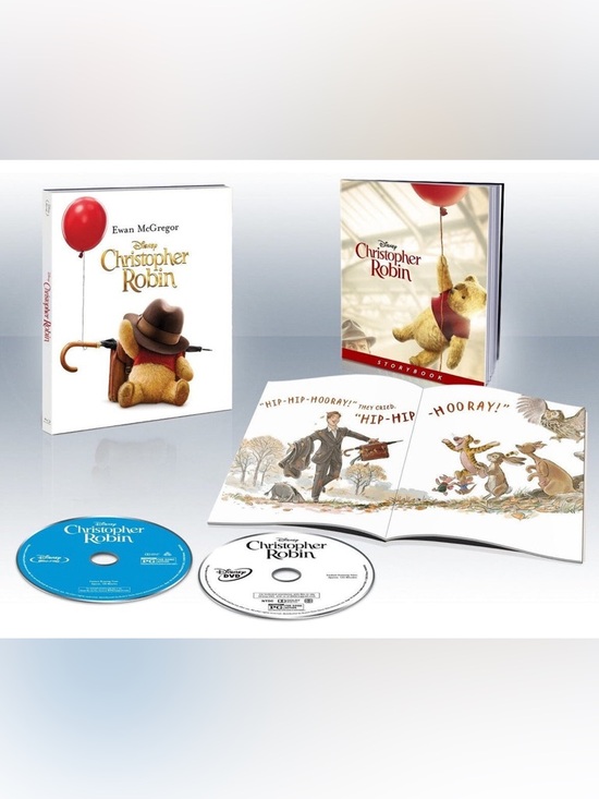 Disney Other - Christopher Robin Blu-Ray DVD Digital Code Limited Edition Storybook Sealed NIB